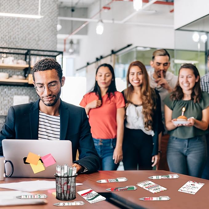 24PCS Mexican Independence Day Mini Spiral Notepad and Pen Set,Viva Mexico Independence Journals Fiesta Ballpoint Pen Pocket Notepad Bulk Gifts Supplies for Dia De La Independencia Party