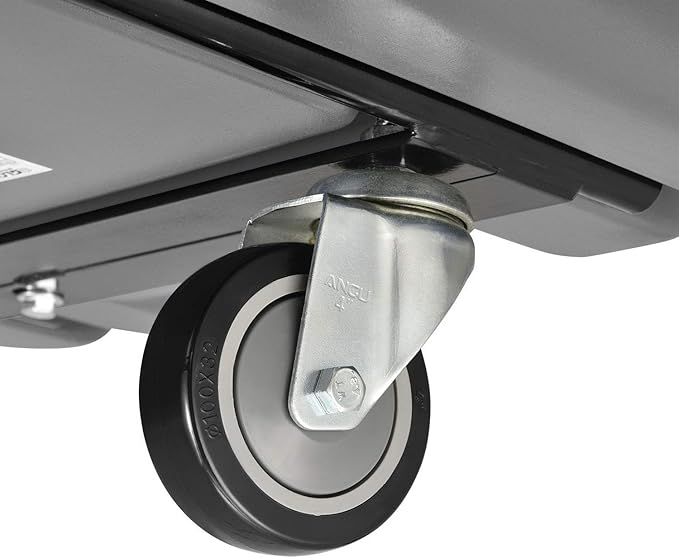 Global Industrial Standard Duty Plastic Tilt Truck 1/2 Cubic Yard Capacity 850 Lb. Capacity, Gray, Cart for Construction Commercial Industrial Transportation