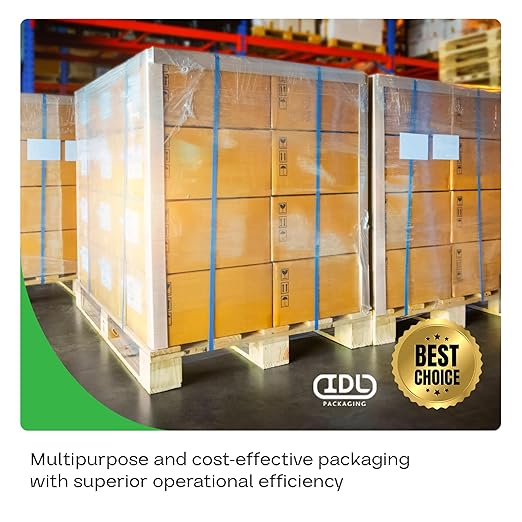 IDL Packaging 2” x 2” x 48” Cardboard Edge Protector (Pack of 20) - Corner Protectors for Shipping, Storage, & Moving – Reinforced Corner Guard Protection for Pallets, Wall Corners, & Furniture