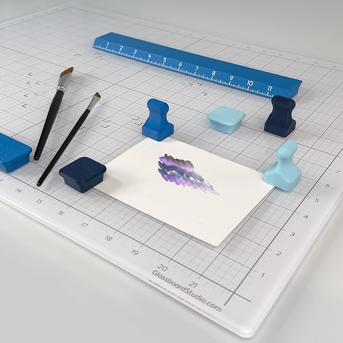 Glassboard Studio MiniPawn Magnet - Strong Neodymium Rare Earth Magnets for Fridge, Whiteboard, Locker & Magnetic Glassboards - Ideal for Crafting & Office Use - Strong Fridge Magnets (Snow White, 4)