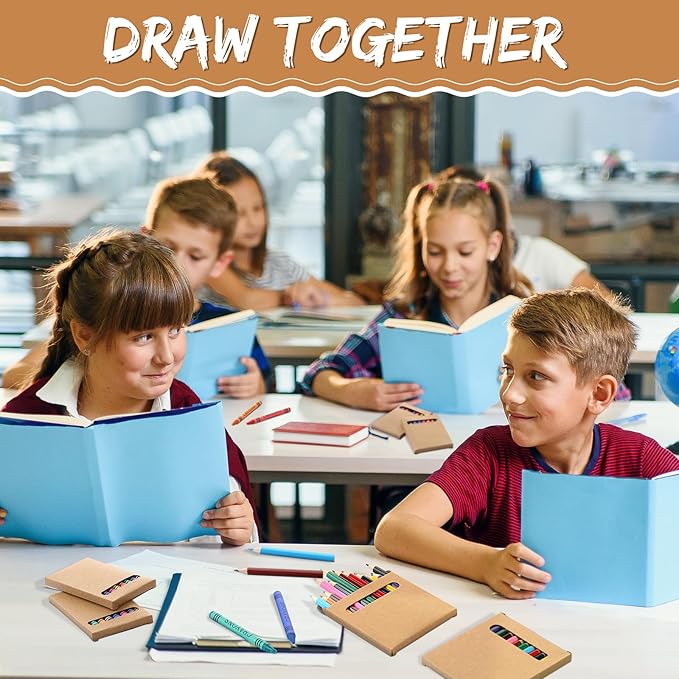 30 Sets Bulk Back to School Supplies, Colored Pencils Pre-Sharpened and Crayons Holiday Bundle in Box Mini Pencils Crayons Bulk Classroom Teacher Supplies, Cute Back to School Gifts