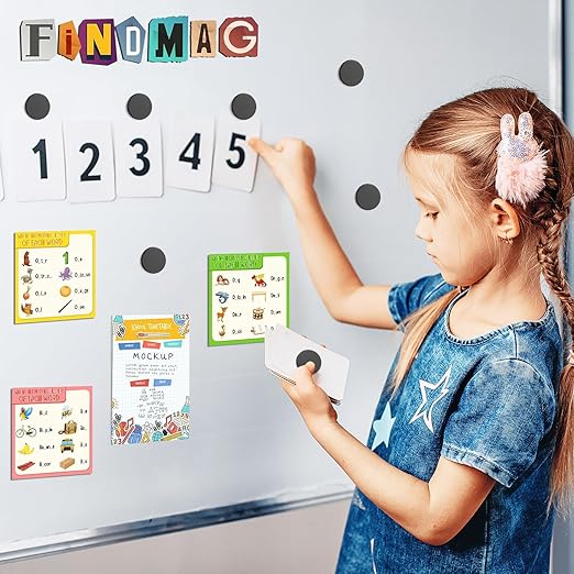 175 Pcs Round Magnets with Adhesive Backing, Magnetic Tape, Magnet Strips, Flexible Self Adhesive Magnets for Crafts, Magnetic Strips Small Sticky Magnetic Dots for Hanging & Organizing Light Objects