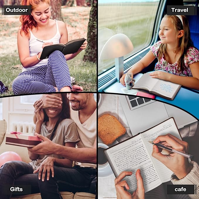 2025 Leather Vintage Journal Notebook,300 Pages,Leather Softcover Lined Journal Notebooks for Women Men,Notebook Journals for Writing Travel,Business,Office,7.1'' X 9.8''