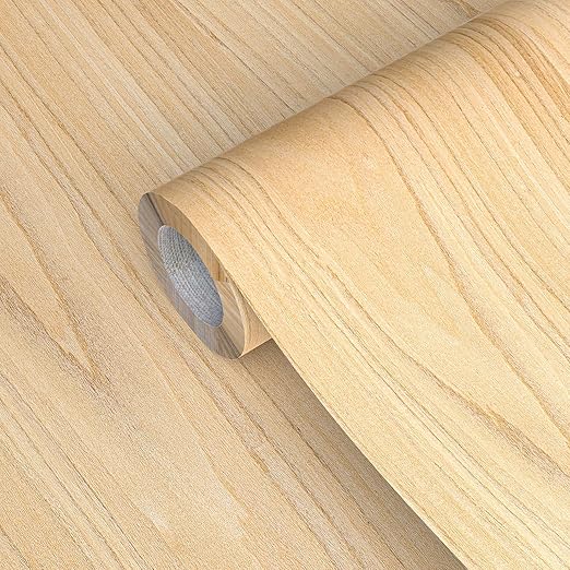 GSCIT Club Wood Veneer, 12 inch x 25ft Maple Edge Banding Preglued Flexible, Veneer Tape Banding for Cabinet Repair Furniture Restoration