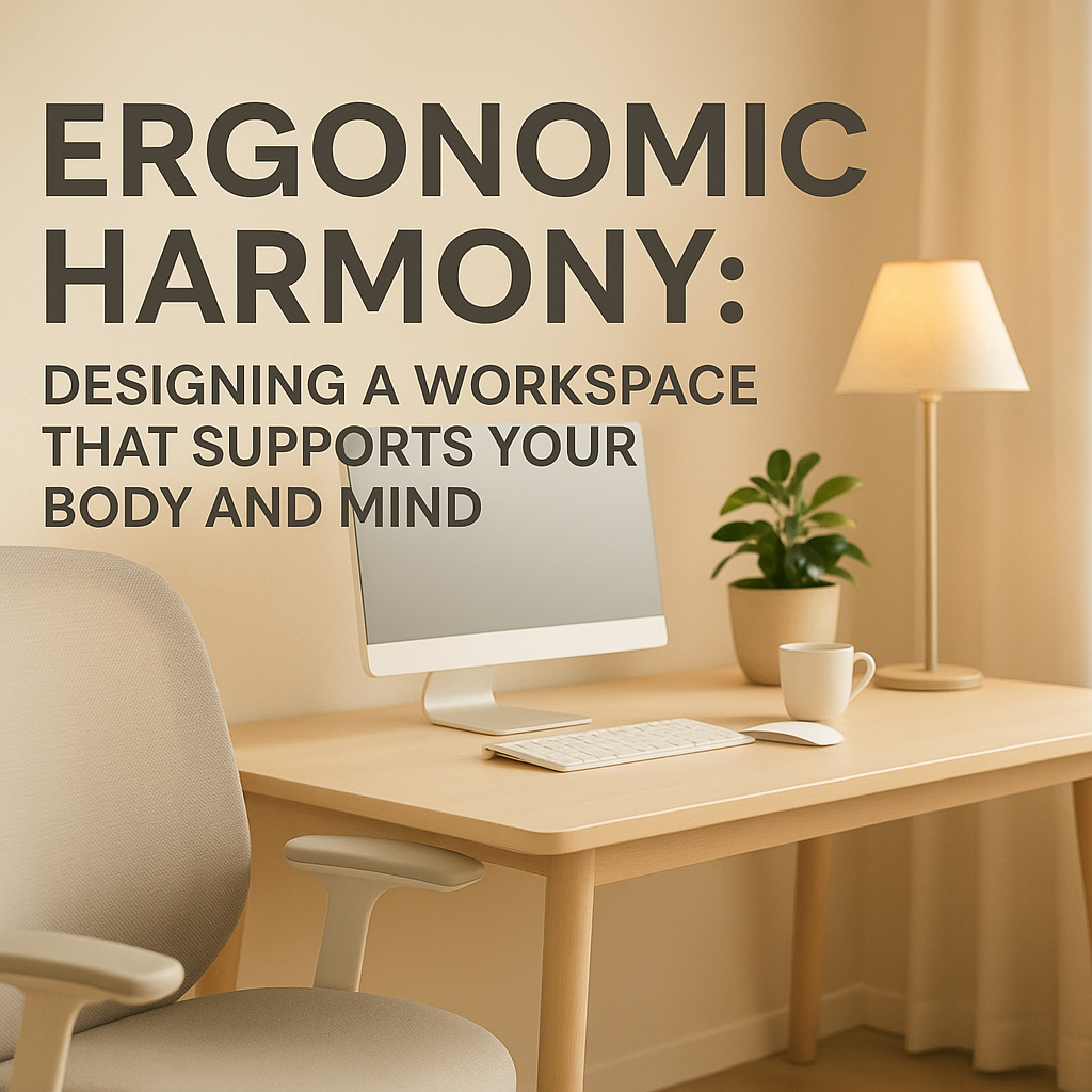 Ergonomic Harmony: Designing a Workspace That Supports Your Body and Mind