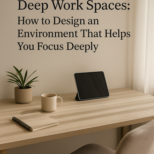 Deep Work Spaces: How to Design an Environment That Helps You Focus Deeply
