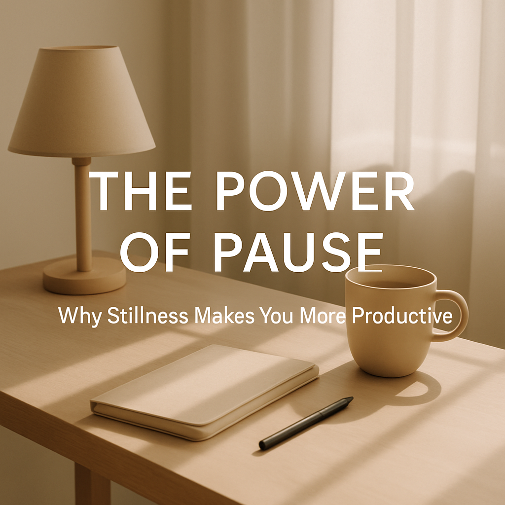 The Power of Pause: Why Stillness Makes You More Productive