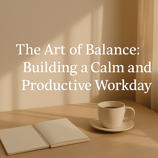 The Art of Balance: Building a Calm and Productive Workday