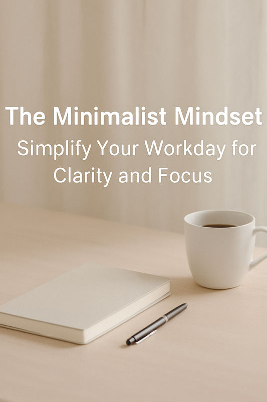 The Minimalist Mindset: Simplify Your Workday for Clarity and Focus