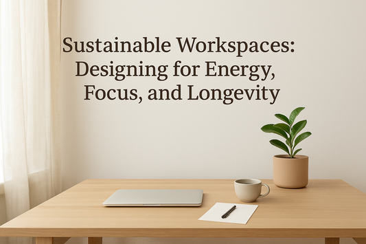 Sustainable Workspaces: Designing for Energy, Focus, and Longevity