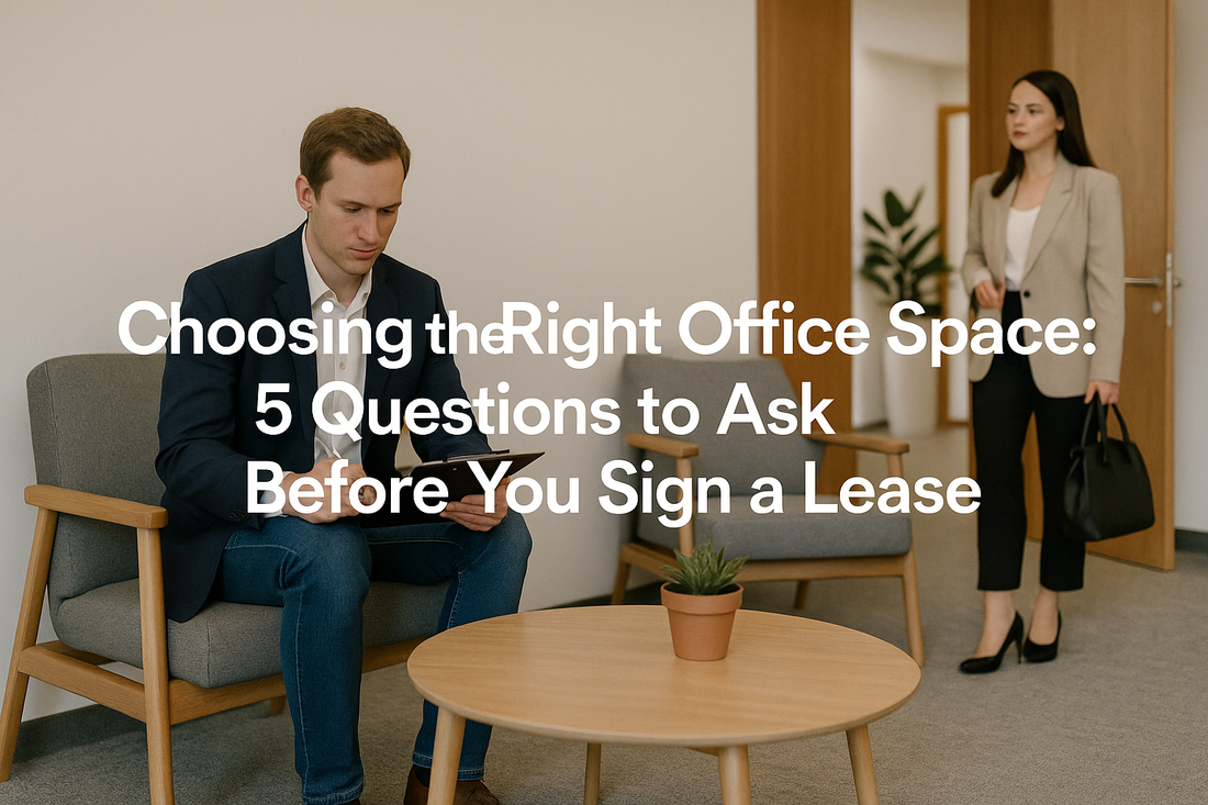 Choosing the Right Office Space: 5 Questions to Ask Before You Sign a Lease