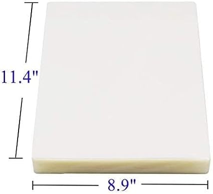 Immuson Thermal Laminating Pouches 8.9 x 11.4, 3Mil Thickness, Crystal Clear Finish, 4000 Pack