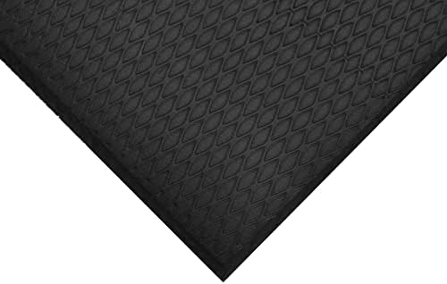 Hudson Exchange (2'x4') MaxCush Anti-Fatigue Comfort Industrial Ergonomic Mat Black