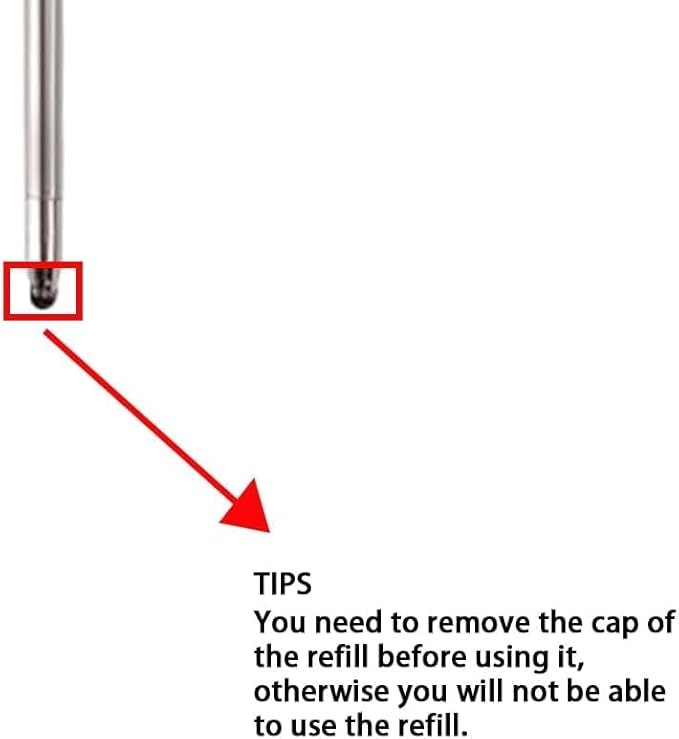 4-in-1 Four-Color Multifunctional Pen Refill, Black/Red/Blue Ballpoint Pen Refill,Great Gift for Friends, Loved Ones (Refill Black)