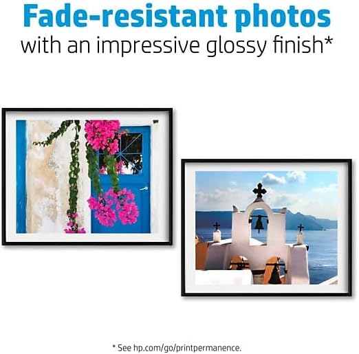 HP Advanced Photo Paper, Glossy, 65 lb, 8 x 10 in., 203 x 254 mm, 25 sheets