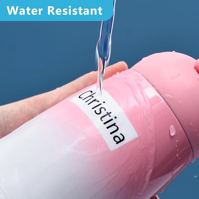 Hehua Compatible 4PK TZe TZ Tape 18mm 0.7 Laminated White Label Replacement for Brother Label Maker Tape TZe-241 TZe241 TZ-241 for P Touch PTD400 PTD600 PTP750W PT1880, 3/4 X 26.2ft, Black on White