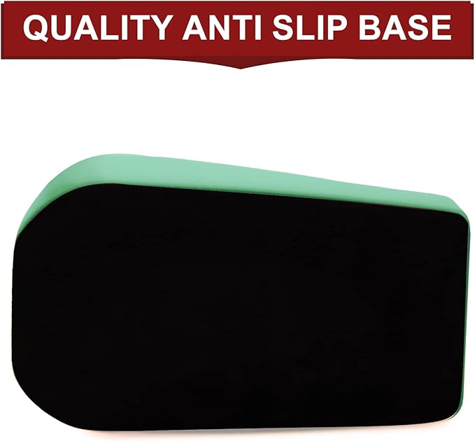 2Pcs Desktop Tape Dispenser Adhesive Roll Holder with Weighted Nonskid Base, Green (Tape not Included)