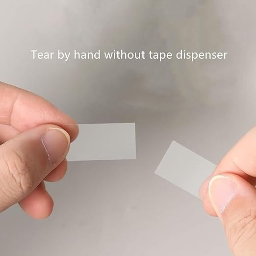 16 Rolls Clear Tape Refill - Tear by Hand, Transparent Tape Rolls for Dispenser, 3/4" x 1000 inch