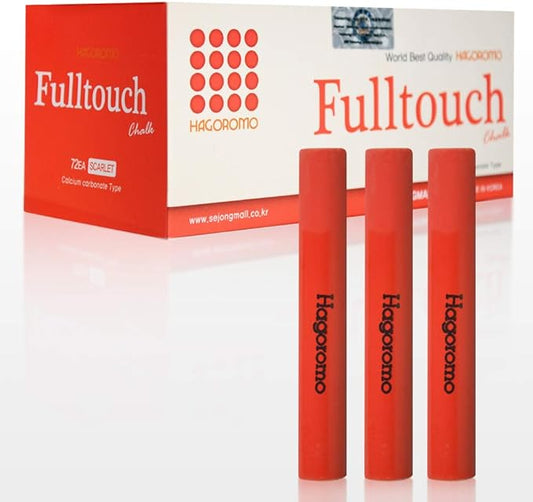 Hagoromo Fulltouch Color Chalk 1 Box [72 Pcs/Scarlet]