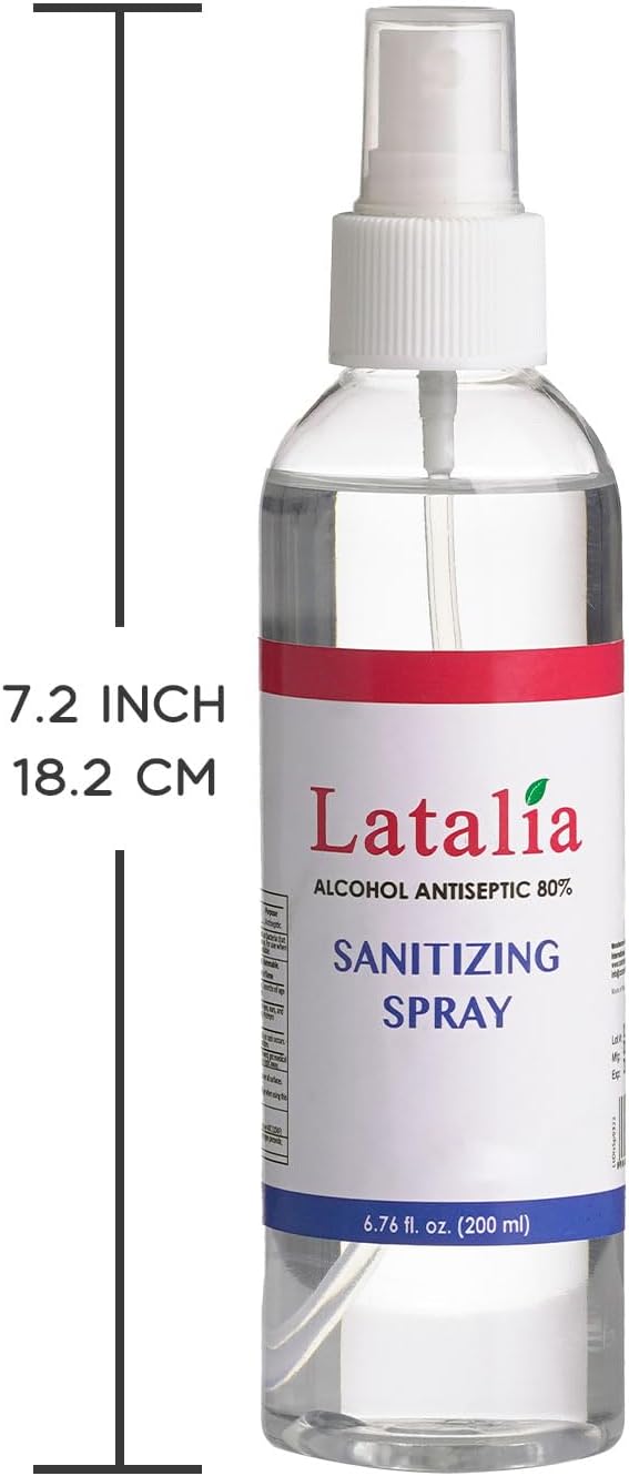 Hand Sanitizer Spray - Pack of 24 Unscented Spray Hand Sanitizer for Hands (6.67 Fl oz)