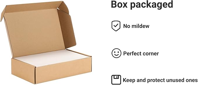 25 Pcs Book Board, Binder Board, Cover Board, Heavy Duty Chipboard for Book Binding, DIY Cardboard (White, 9 x 12 Inch 80PT)