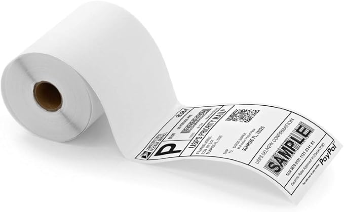 20 Rolls 1744907 Compatible 4XL Internet Postage Shipping Labels, 4" x 6" 4XL Labels, 220 Labels per Roll