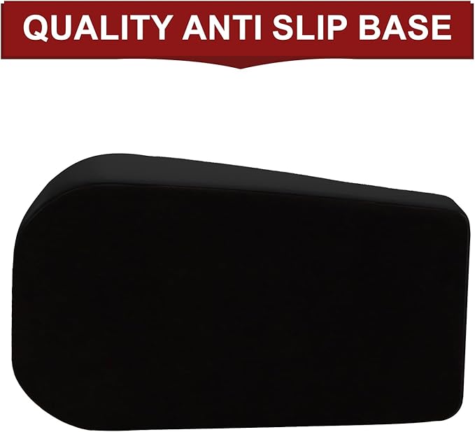 2Pcs Desktop Tape Dispenser Adhesive Roll Holder with Weighted Nonskid Base, Black (Tape not Included)