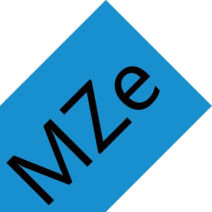 12mm 0.47 Black on Blue Laminated Tape Compatible for Brother P Touch Label Maker Tape TZe-531 TZe531 Tze Tz Tape for PT D200 D210 D220 D400 Cube, 1/2 Inch x 26.2 Feet, 3-Pack