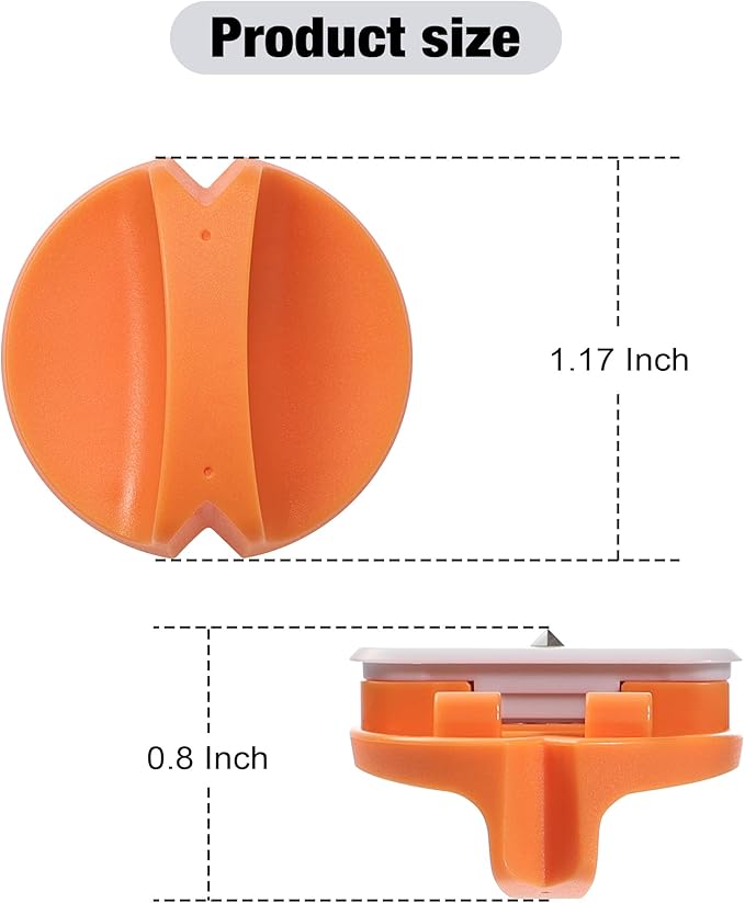 4-Pack Trimmer Replacement Blades for Fiskars Paper Trimmer, Replacement Blade for All Series of Fiskars/Portable&Precision Trimmer,Arts and Crafts,3 Cutting&1 Scoring Blades,a Slider,Orange