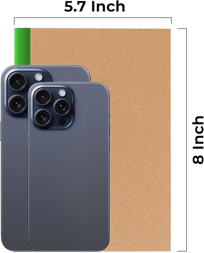 48 Pack Bulk Kraft Journals, A5, Extra Pages - 120 Pages (60 Sheets), College Ruled, 8 x 5.7, No-Bleed Paper, Bulk Kraft Composition Notebooks Lined, Kraft Composition Notebook for School