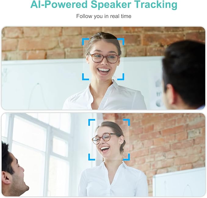 4K Pro Audio and Video Conference Room Camera with Remote Control for Windows TV, AI-Powered HD Webcam with Microphone & Speaker for Desktop Computer/PC/Monitor/Laptop/Teams/Zoom/Skype