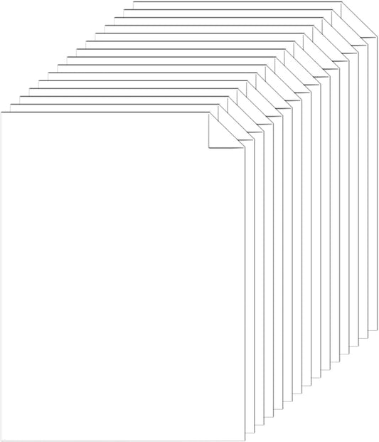 28 Sheets Bright White Cardstock 8.5 x 11 Certificate Paper, 92lb White Card Stock Printer Paper for DIY Cards, Wedding, Business Cards, Menus, Invitations
