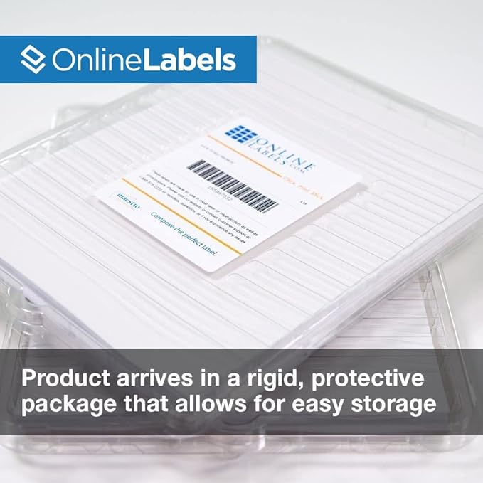 4 x 5 Rectangle Mailing Labels - Permanent, White Matte - Shipping, Wine, Product - Pack of 40,000-10,000 Sheets - Inkjet/Laser Printers - Online Labels