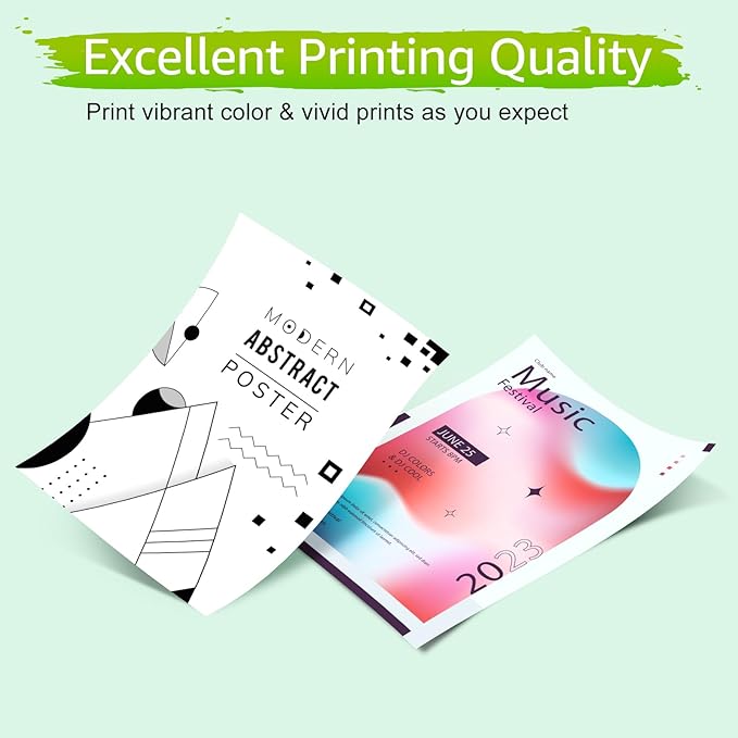 greencycle GI-20 GI20 Refill Ink Bottle Kit 4 Pack, Compatible for Canon PIXMA G6020 G7020 G5020 MegaTank Printer, 170mL Black Ink, 70mL Cyan Magenta Yellow Ink