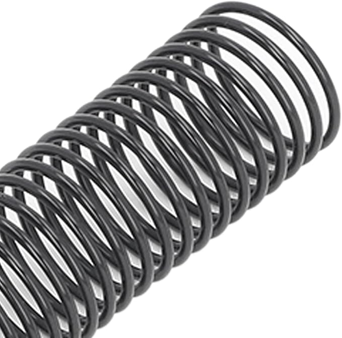 18 Pcs Plastic Spiral Binding Coil, 4:1 Pitch, 38mm Diameter, Reusable, Up to 310 Sheets High Capacity Binding Coil, for A4 Paper, Documents, Business