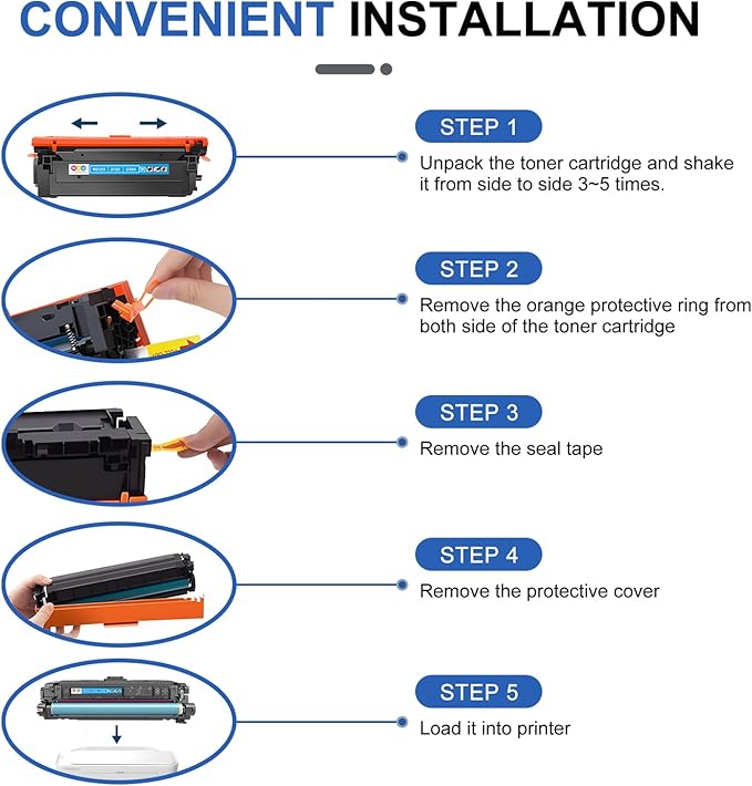 213X Cyan Toner Cartridge(with Chip) W2131X Compatible with 213X Toner Cartridges for Enterprise 5700dn 6700dn 6701dn, MFP 5800 6800, Flow MFP 5800 6800(1Pack, Cyan)