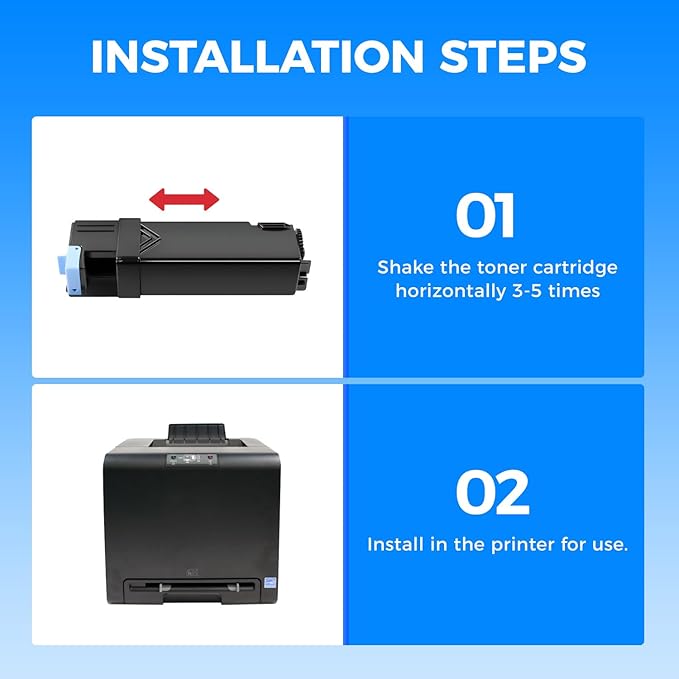 1320 1320C 1320CN Toner Cartridge Set 4-Pack Replacement for Dell 1320C 310-9058 310-9060 310-9062 310-9064 KU052 KU053 KU054 KU055 Toner Compatible with Dell Color 1320 1320C 1320CN Laser Printer Ink