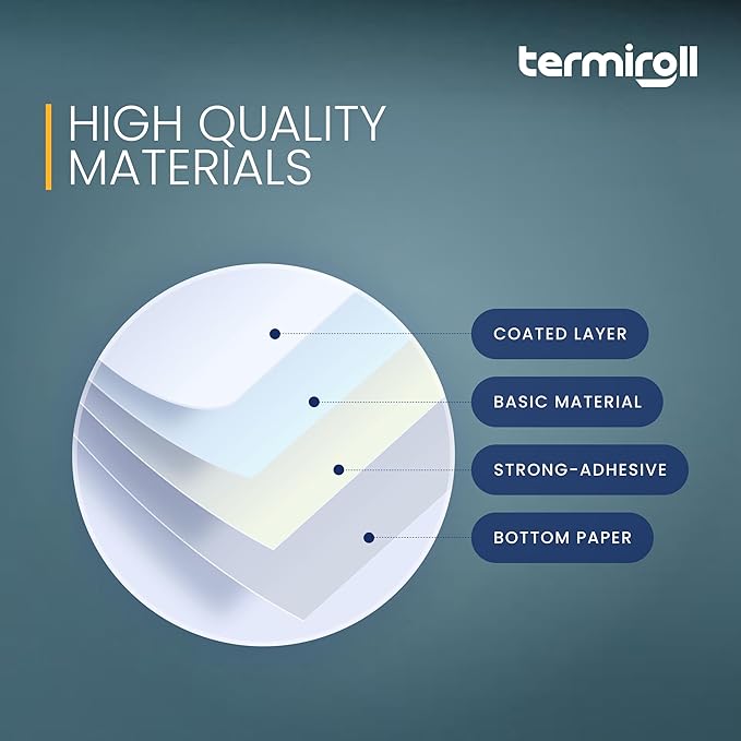 4x6 Thermal Labels – 350 Labels/Roll – Direct Thermal, Non-Perforated – Compatible with Rollo, Zebra, iDPRT, MUNBYN – Strong Adhesive, BPA-Free – Commercial Grade by TERMIROLL