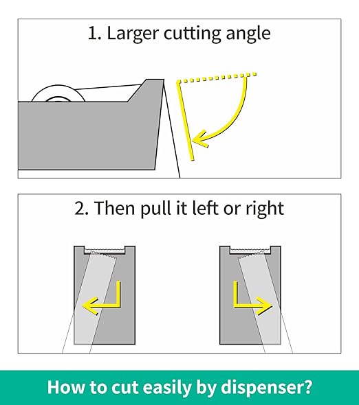 12 Rolls Transparent Tape Refills, Clear Tape Dispenser Refill Rolls, Glossy Gift Wrap Tapes for Office, School, Home, 3/4 x 1000 Inches