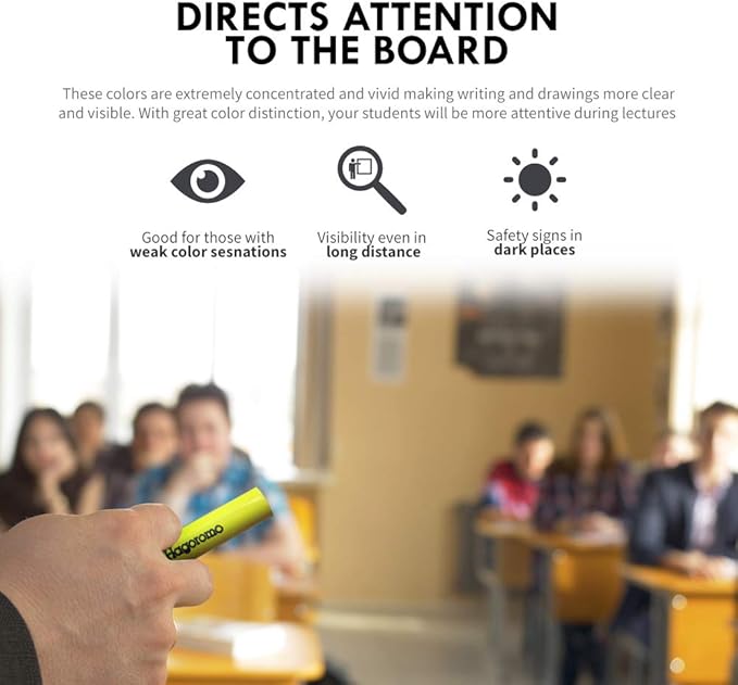 Hagoromo Fulltouch Luminous Chalk 1 Box [5 Color Mix/5 Pcs]