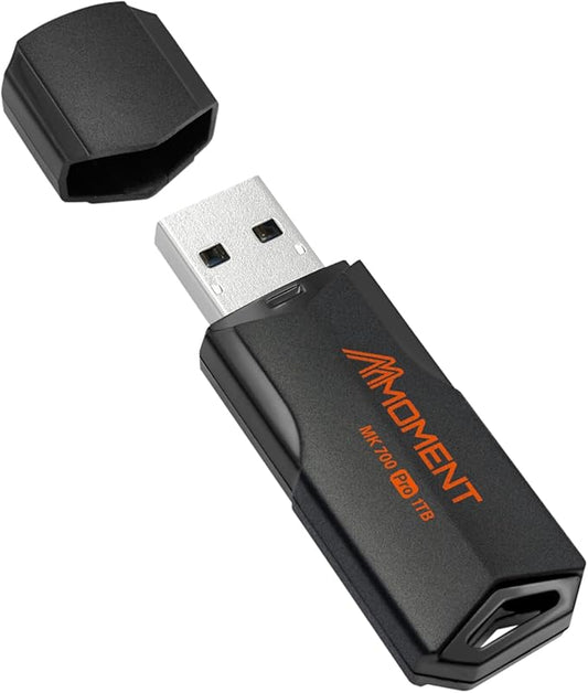 MMOMENT MK700 1TB USB 3.2 Gen2x1 Flash Drive, Read Speed up to 600MB/s, Write Speed up to 500MB/s,Thumb Drive