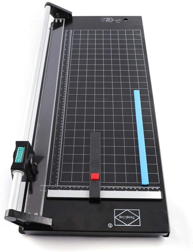 24Inch Rotary Trimmer Paper Cutter,Manual Paper Cutters Trimmers Photo Paper Cutter with Automatic Paper Weighting,Self-Sharpening for Craft Paper, Card Stock and Office Paper
