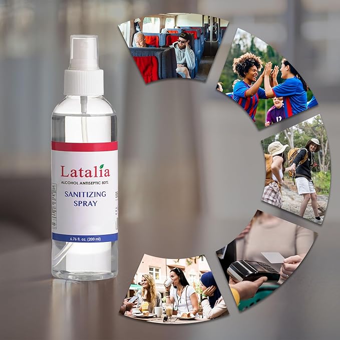 Hand Sanitizer Spray - Pack of 48 Unscented Spray Hand Sanitizer for Handsl (6.67 fl. oz)