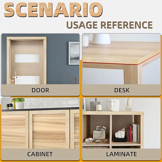 GSCIT Club Oak Edge Banding, 3 inch x 25ft roll of Veneer Edge Banding Preglued Flexible, Real Wood Tape Banding