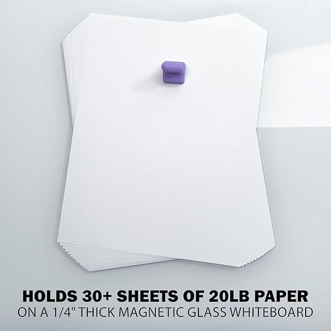 Glassboard Studio MiniPawn Magnet - Strong Neodymium Rare Earth Magnets for Fridge, Whiteboard, Locker & Magnetic Glassboards - Ideal for Crafting & Office Use - Strong Fridge Magnets (Steel Gray, 2)