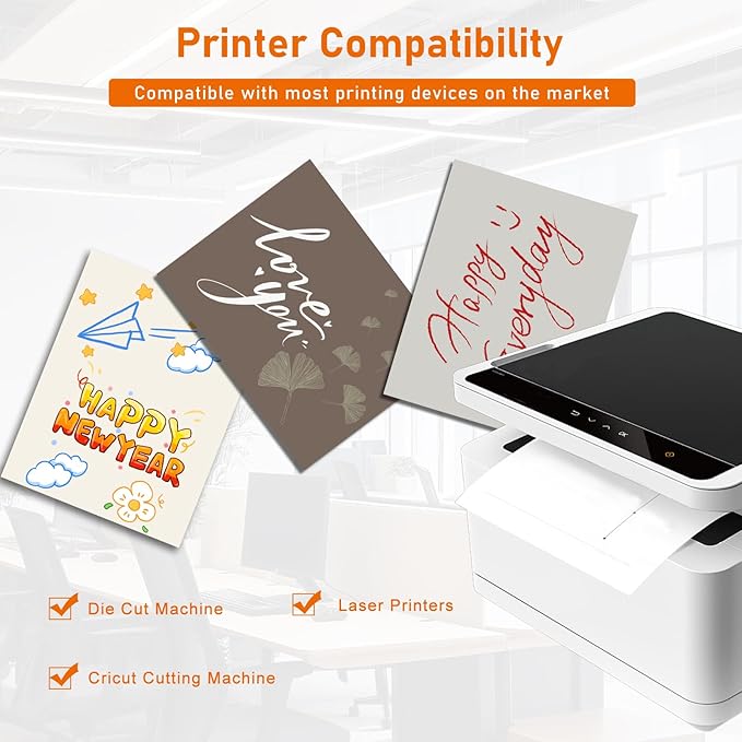 28 Sheets Silver Shimmer Cardstock 8.5 x 11 Craft Paper, 92lb Premium Glossy Grey Paper Card Stock for Wedding, Scrapbooking, Business Cards, Making Cards, Menus