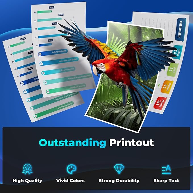 201A Toner Cartridges Compatible for HP 201A 201X HP201A for Color Laser Jet Pro MFP M277dw M252dw Toner, Work with Color Laser Jet Pro MFP M277c6 M277n M252n, Black Cyan Magenta Yellow 4 Pack