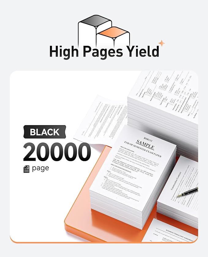 42X Black Toner Cartridge 1-Pack High Yield with Chip Replacement for HP 42X Q5942X Q1338A Cartridges Compatible with HP Laser Jet Pro MFP 4250 4220N 4250DTN 4350N 4350DTN 4300DTNSL 4345MFP Printer