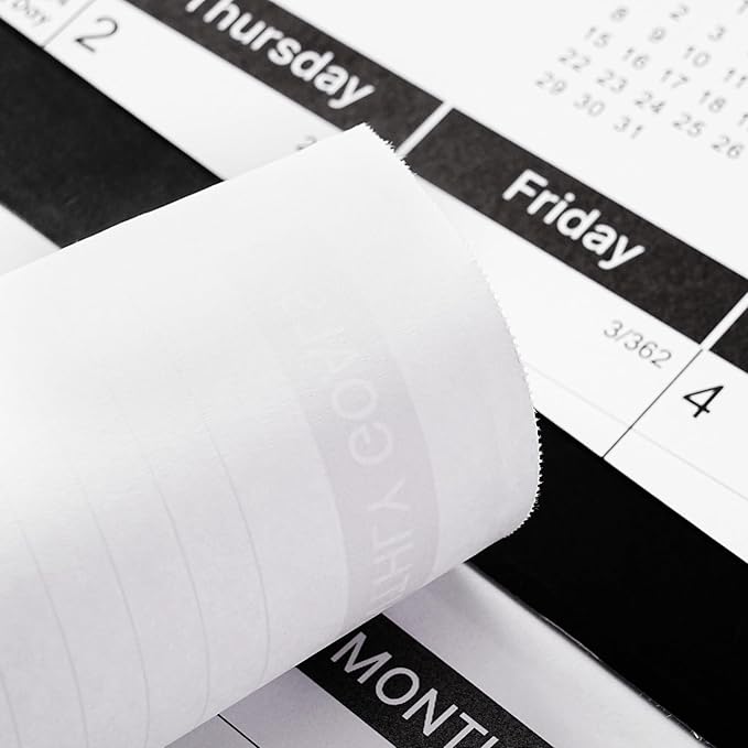 2025-2026 Desk Calendar - Desk Calendar 2025-2026, Jul. 2025 - Dec. 2026, 17"x12" Desktop Calendar with Notes, Corner Protector, Ruled Blocks