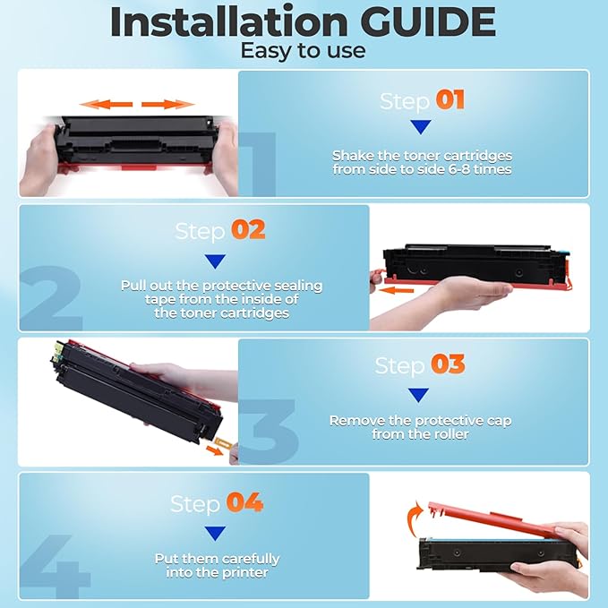 218X Toner Cartridges 3301fdw 3201dw for HP 218X 218A toner Cartridge 4 pack, 3301fdw 3201dw 3301sdw Toner Cartridge, HP218X HP218A 218 Toner for Color Laser Jet Pro MFP 3301fdw 3201dw 3301sdw 3301cdw